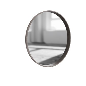Silver Round Wall Mirror Silver Round Wall Mirror