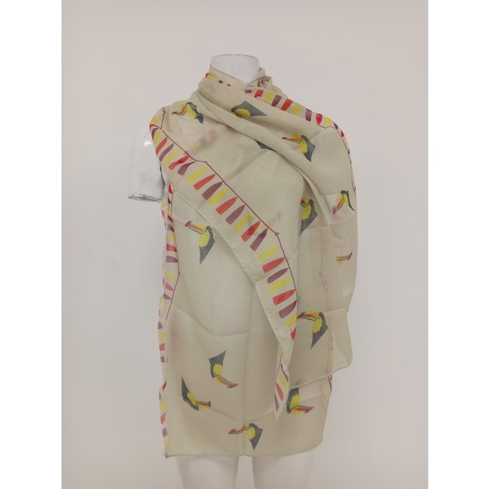 The Scarf Giraffe Toucan Design Ladies Lightweight Scarf