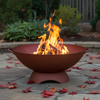 Ivyline Outdoor Garden/Patio Artisan Metal Fire Pit/Fire Bowl  Ivyline Outdoor Garden/Patio Artisan Metal Fire Pit/Fire Bowl