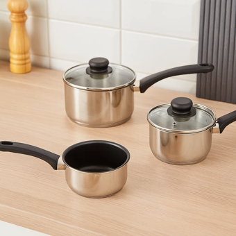 Kaufmann Sienna 3-Piece Kitchen Saucepan Set  Kaufmann Sienna 3-Piece Kitchen Saucepan Set