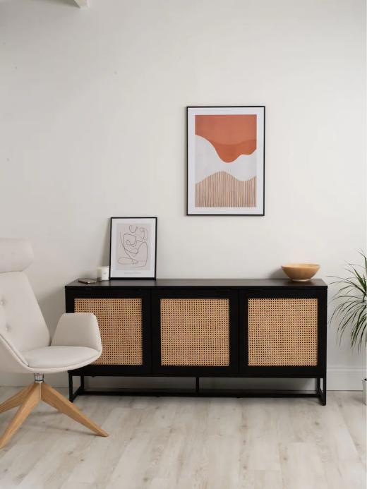 Koble Mia Black & Rattan Effect  Smart S...