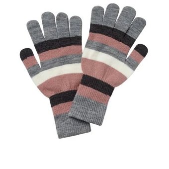 Ladies Pink Stripe Gloves Ladies Pink Stripe Gloves