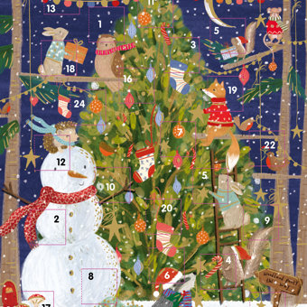 Decorating The Tree Large Traditional Christmas Advent Calendar Decorating The Tree Large Traditional Christmas Advent Calendar