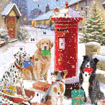 Christmas Delivery Large Traditional Christmas Advent Calendar Christmas Delivery Large Traditional Christmas Advent Calendar