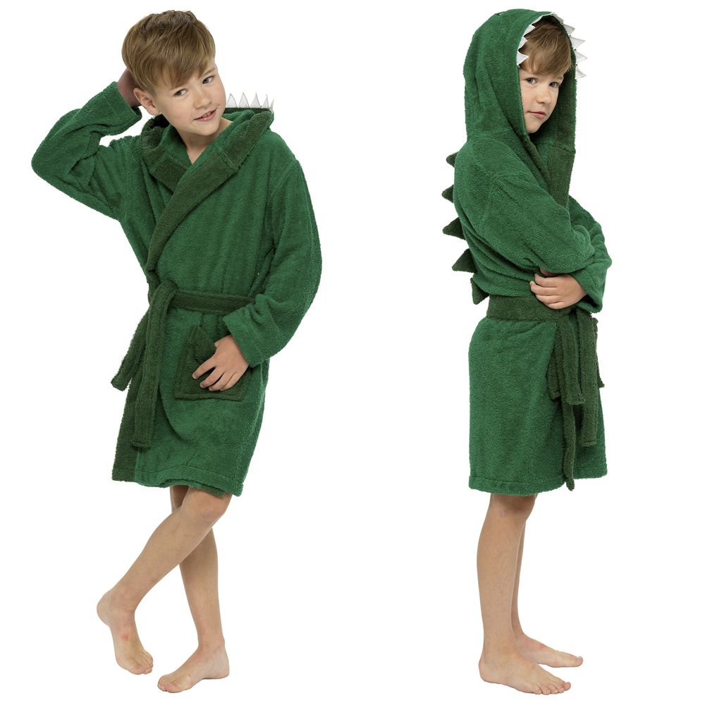 Kids towel outlet dressing gown