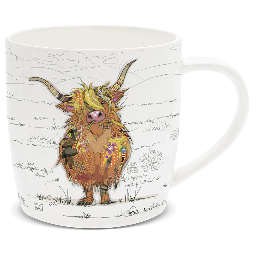 Bug Art Highland Hamish Cow Mug