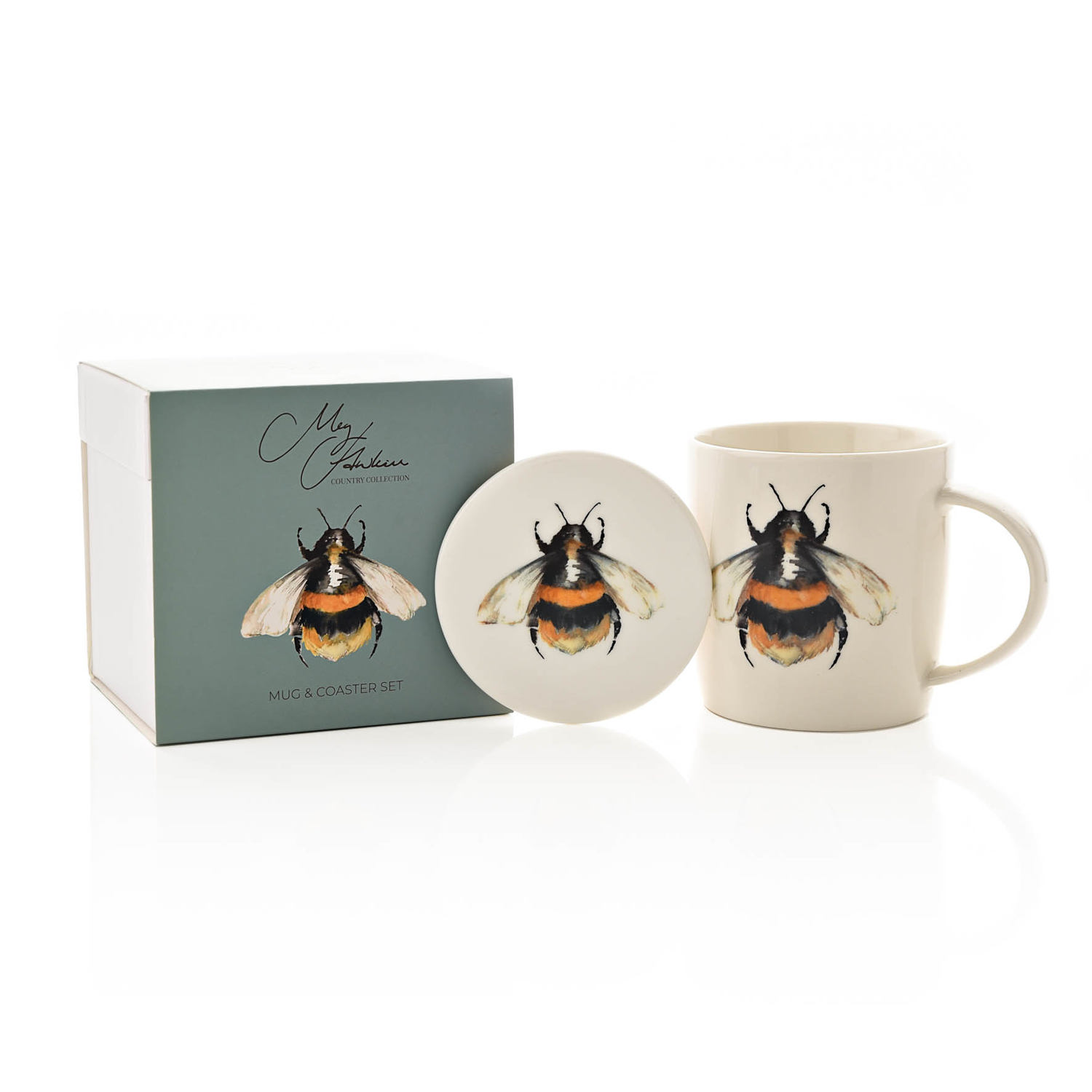 Meg Hawkins Bee Mug Coaster Barnardo s Online Charity Shop