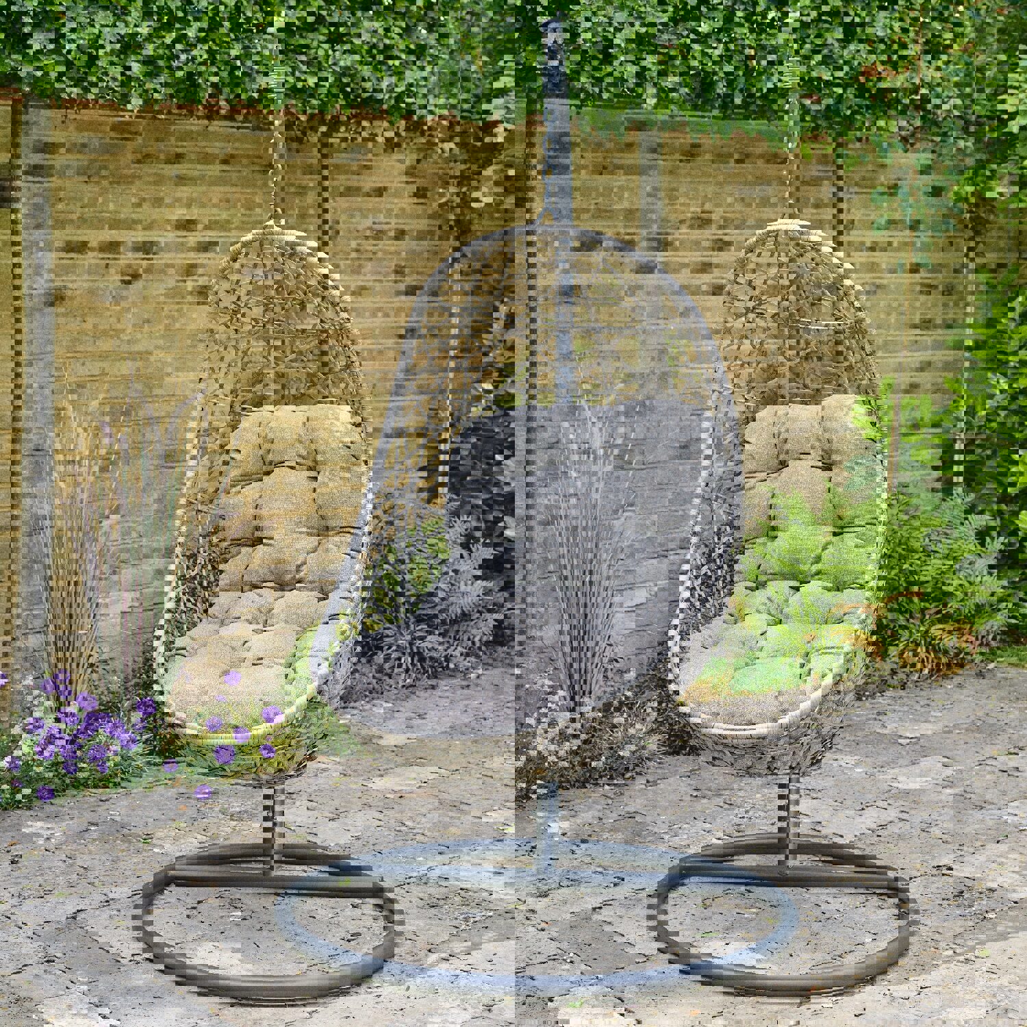 Leisuregrow Monaco Salzburg Stone Garden Egg Chair Barnardo's