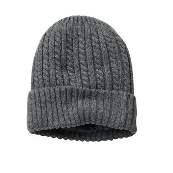 Mens Cable Knit Fleece lined Hat Mens Cable Knit Fleece lined Hat