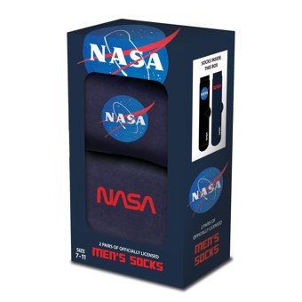Men's Nasa Design Gift Boxed Socks - Set of 2 one size 7-11 Men's Nasa Design Gift Boxed Socks - Set of 2 one size 7-11