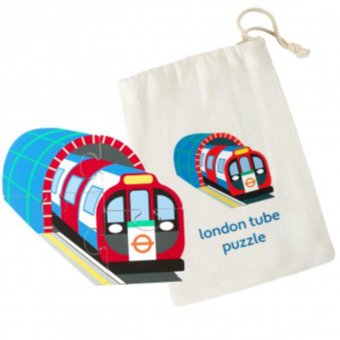 Orange Tree Toys Mini Wooden London Tube Children's Puzzle Orange Tree Toys Mini Wooden London Tube Children's Puzzle