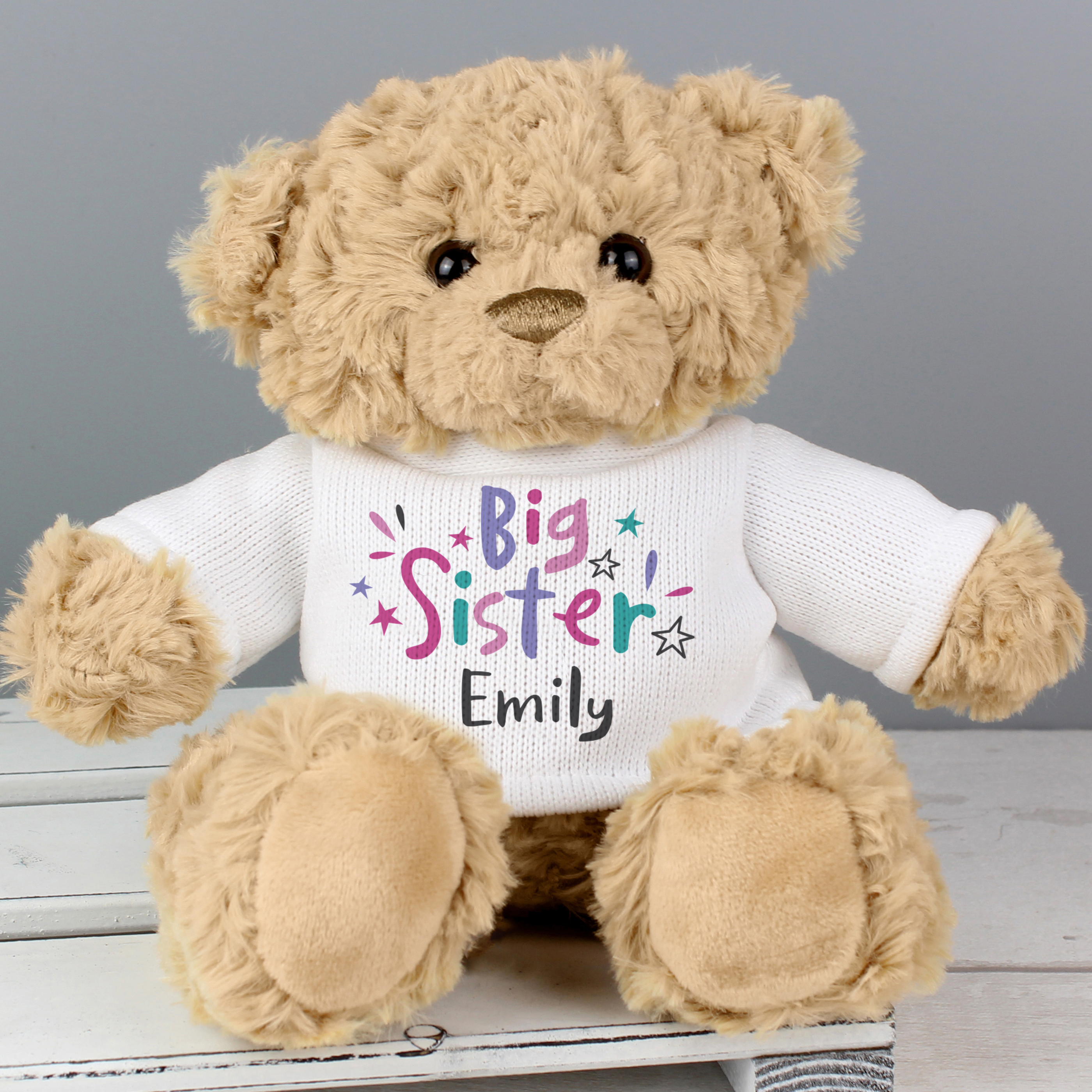 Personalised Big Sister Teddy Bear Barnardo's Online Charity Shop