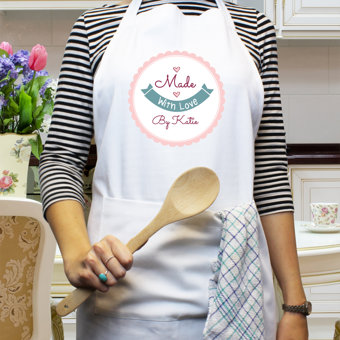 Personalised Made with Love Apron Personalised Made with Love Apron