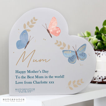 Personalised Hotchpotch Butterfly Heart Ornament Personalised Hotchpotch Butterfly Heart Ornament