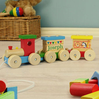 Personalised Circus Toy Train Personalised Circus Toy Train