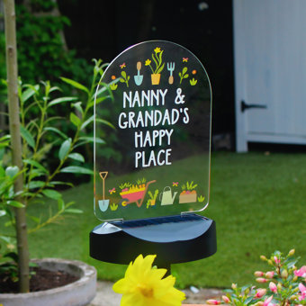 Personalised Vegetable Patch Outdoor Solar Light Personalised Vegetable Patch Outdoor Solar Light