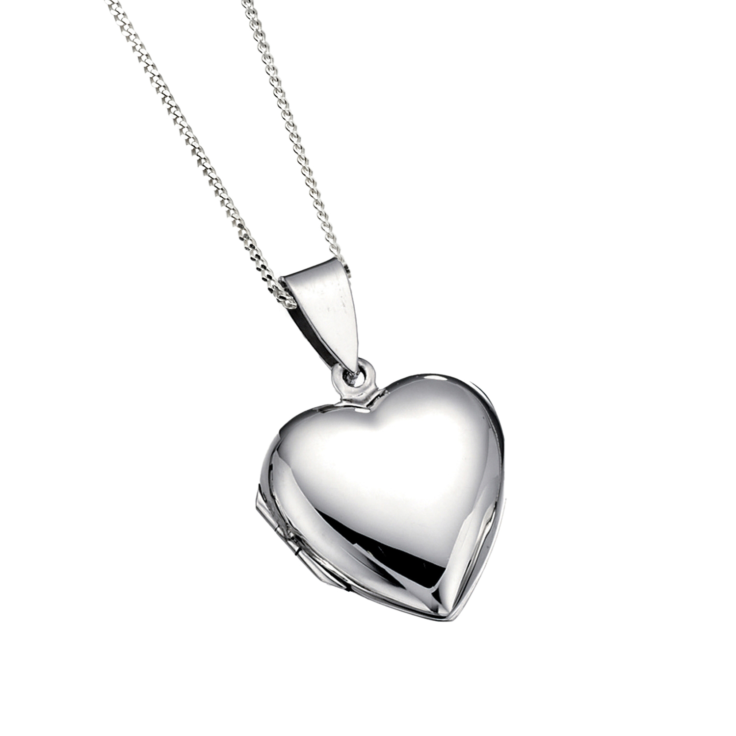 Silver Heart Locket Pendant – NinaBreddal