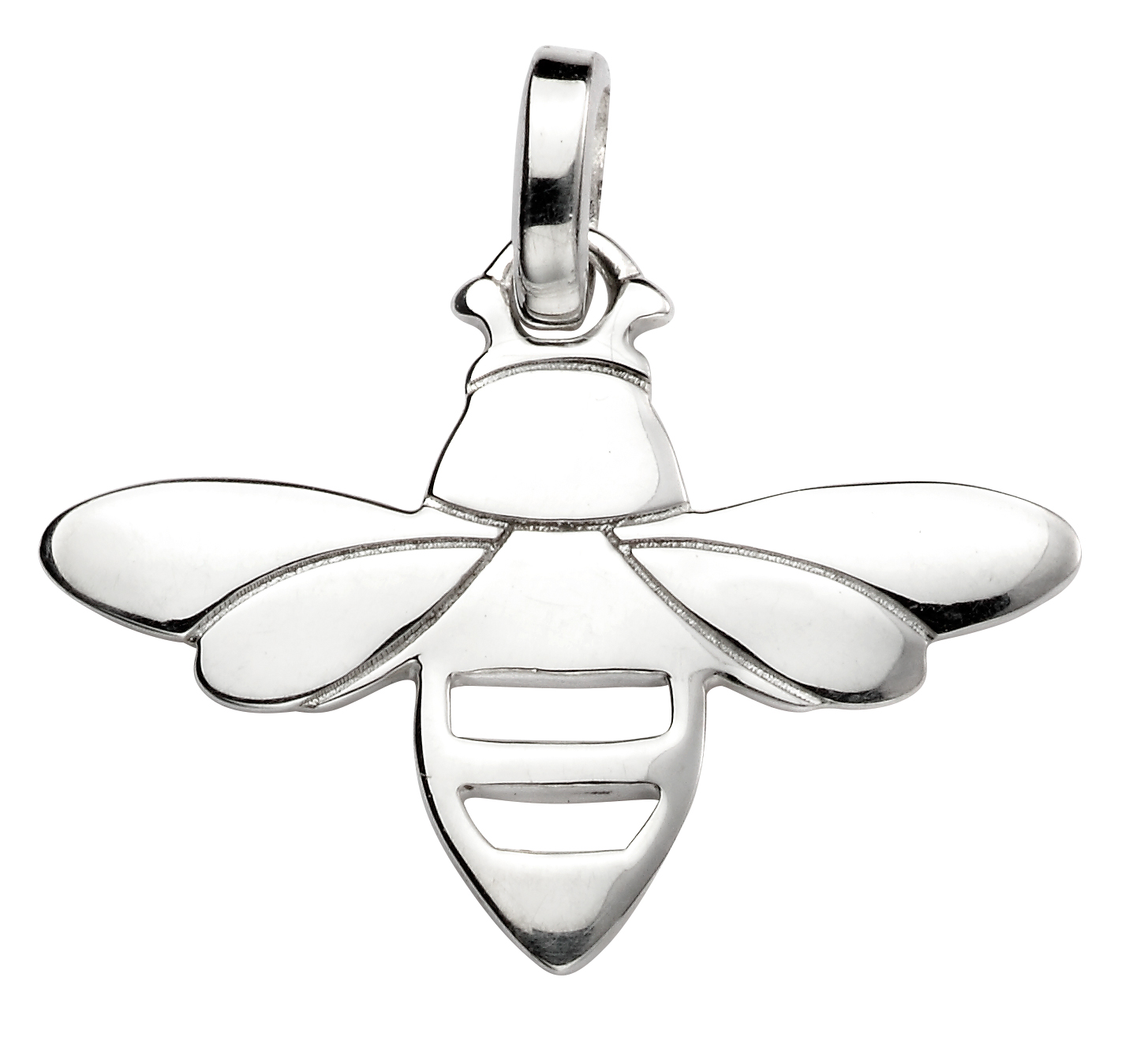 Bee Necklace Sterling Silver