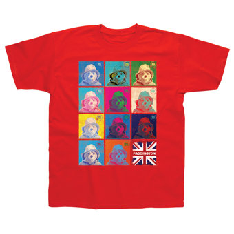 Childrens Paddington Squares T-Shirt  Childrens Paddington Squares T-Shirt