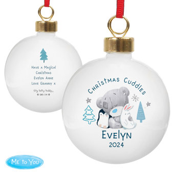 Personalised Winter Explorer First Christmas Tiny Tatty Teddy Christmas Tree Bauble Personalised Winter Explorer First Christmas Tiny Tatty Teddy Christmas Tree Bauble