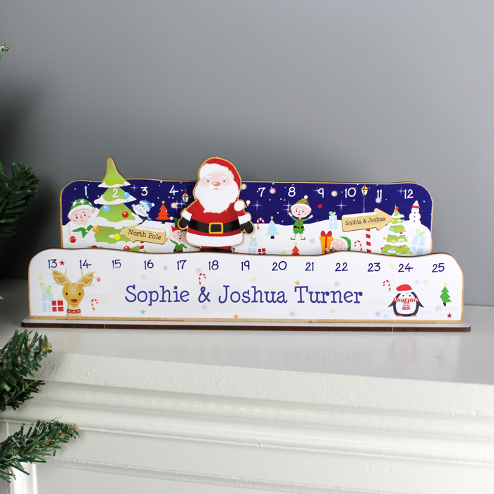 Personalised Make Your Own Santa Christmas Advent Countdown Kit 2
