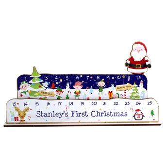 Personalised Make Your Own Santa Christmas Advent Countdown Kit Personalised Make Your Own Santa Christmas Advent Countdown Kit