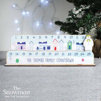 Personalised Make Your Own The Snowman Christmas Advent Countdown Kit Personalised Make Your Own The Snowman Christmas Advent Countdown Kit