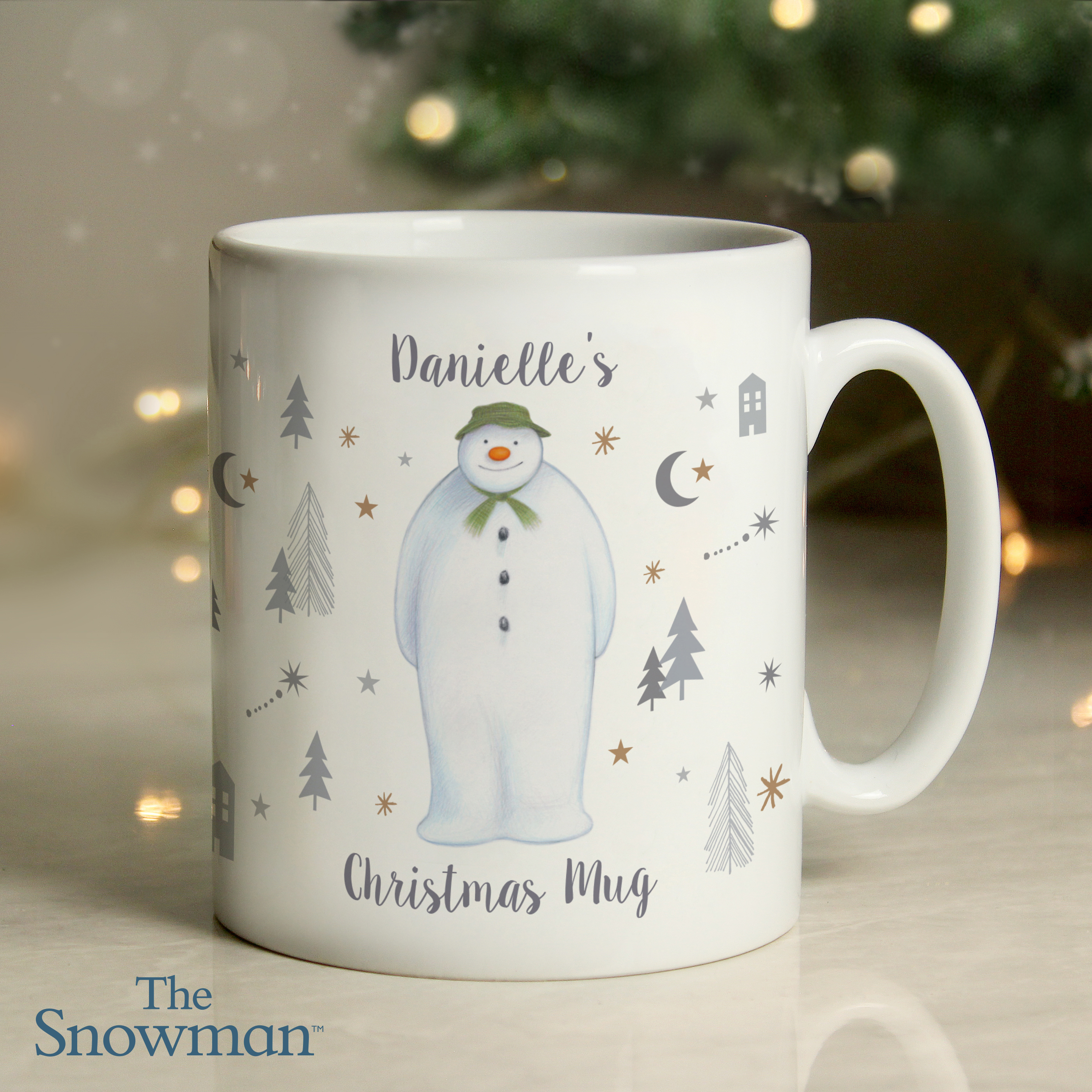 Personalised The Snowman Magical Adventure Christmas Children's Mug 2