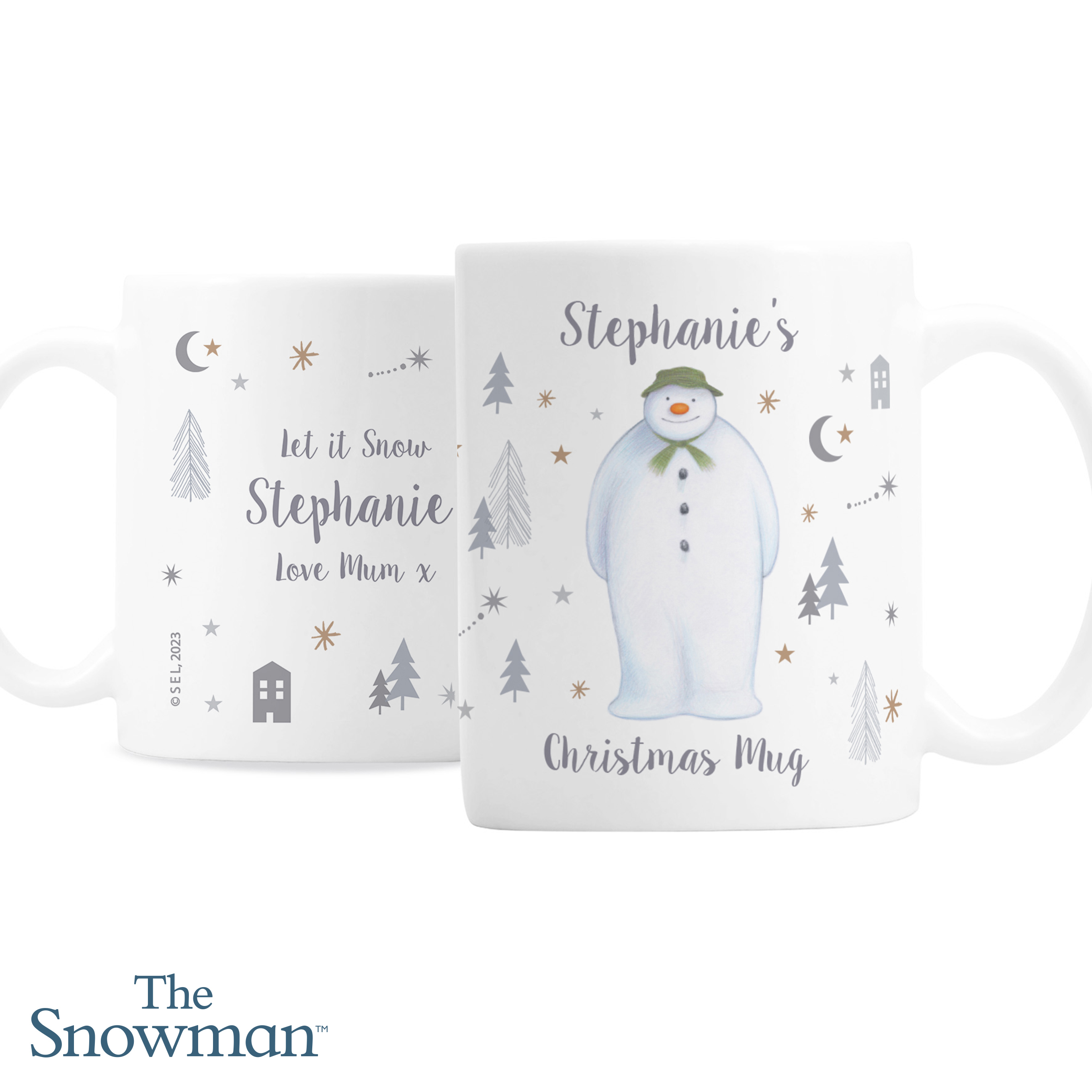 Personalised The Snowman Magical Adventure Christmas Children's Mug