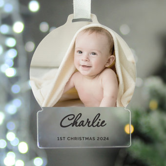 Personalised Photo Upload Christmas Tree Bauble Personalised Photo Upload Christmas Tree Bauble