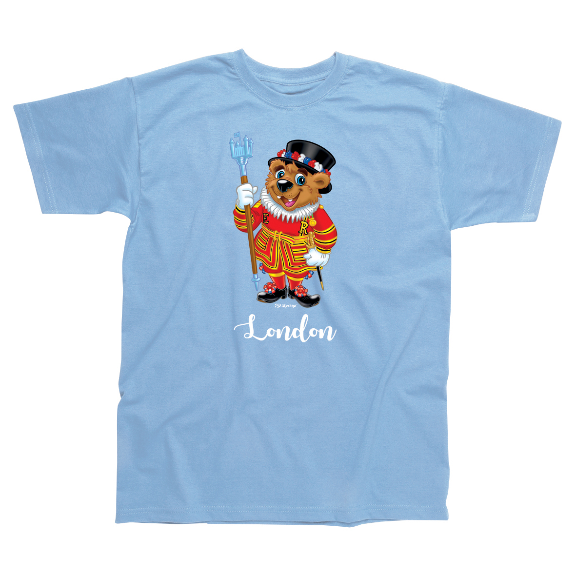 Children's Beefeater Sky Blue T-Shirt Barnardo's Online Charity Shop
