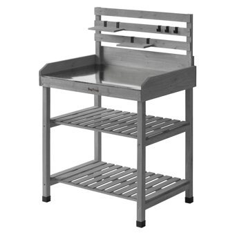 Vegtrug Grey Wash Garden and Greenhouse Potting Table Vegtrug Grey Wash Garden and Greenhouse Potting Table