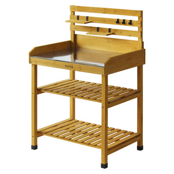 Vegtrug Natural Garden and Greenhouse Potting Table Vegtrug Natural Garden and Greenhouse Potting Table