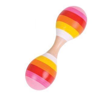 Wooden Twin Maraca - Pink Wooden Twin Maraca - Pink