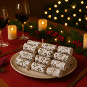 RHS Plantable Eco Friendly Christmas Dinner Table Crackers - Set of 6