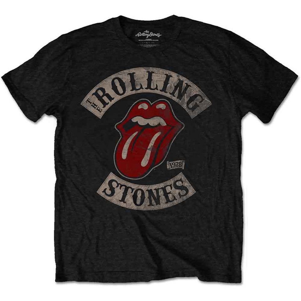 Rolling Stones Tour 78 Black T-Shirt