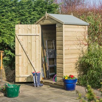 Rowlinson Wooden Oxford 4x3 Garden Shed  Rowlinson Wooden Oxford 4x3 Garden Shed