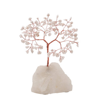 Gemstone White Jade Tree Gemstone White Jade Tree