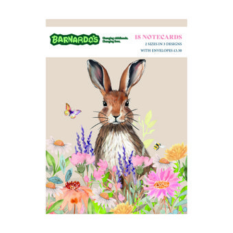 Limited Edition Floral Hare Notecards 18 Pack Limited Edition Floral Hare Notecards 18 Pack