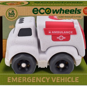Children's Eco Bio Plastic Ambulance Rescue Vehicle  Children's Eco Bio Plastic Ambulance Rescue Vehicle