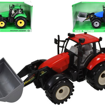 Plastic Friction Tractor and Front Implements Plastic Friction Tractor and Front Implements