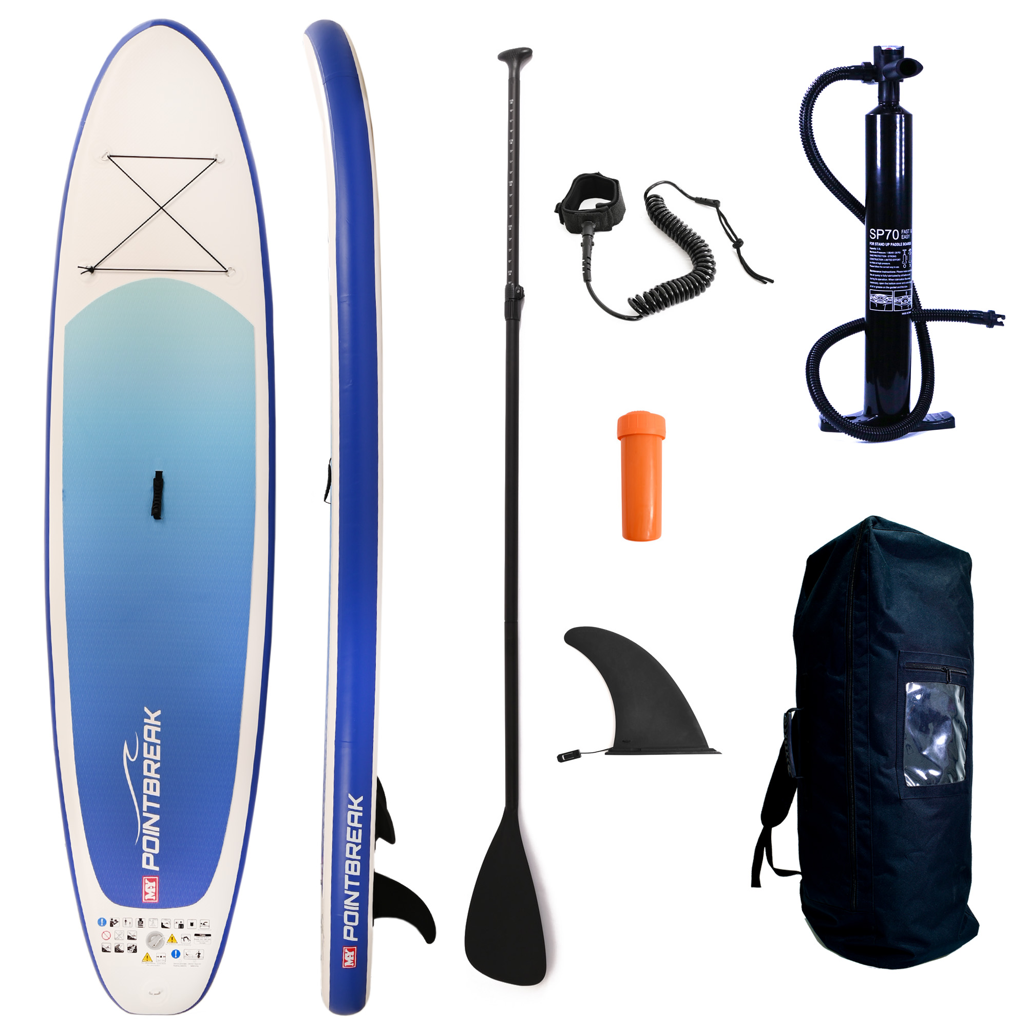 Inflatable paddle deals board