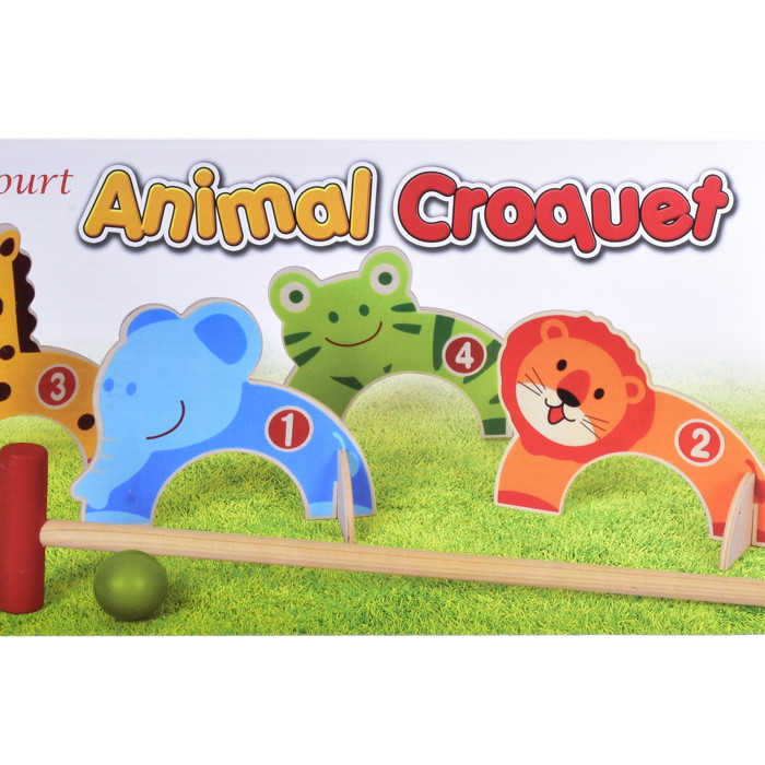 Animal Croquet Game Family Garden Games | Barnardo's Online Charity Shop