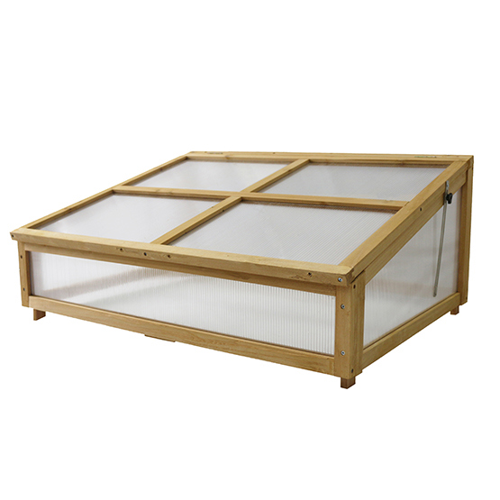 Vegtrug Natural Small Cold Frame For 1m Small Vegtrug Raised Bed Garden Planter 