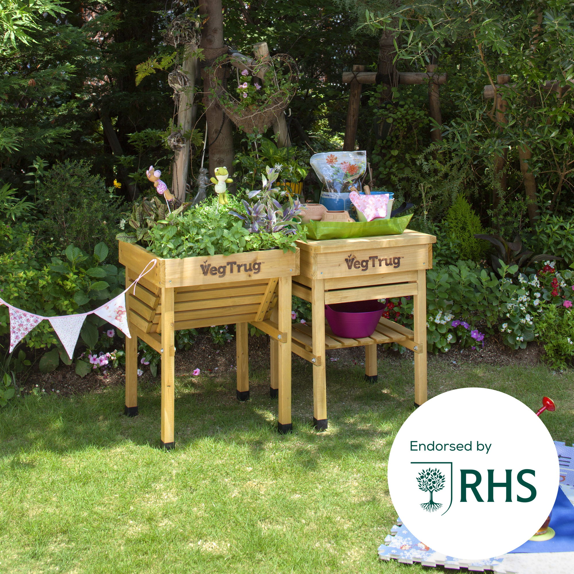Vegtrug Wooden Kids Garden Work Bench