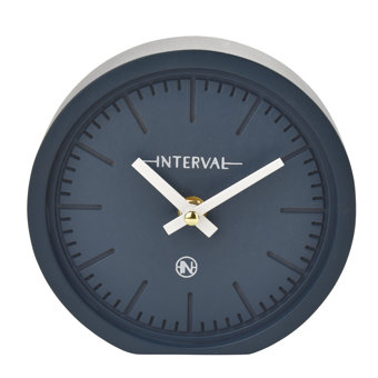 Interval Navy Minimalist Desk Clock  Interval Navy Minimalist Desk Clock