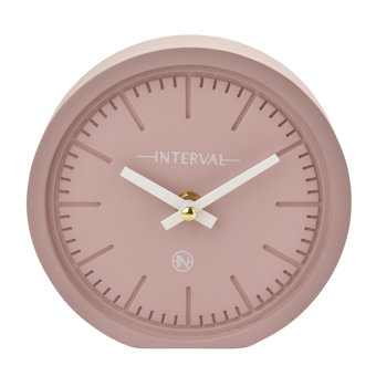 Interval Pink Minimalist Desk Clock  Interval Pink Minimalist Desk Clock