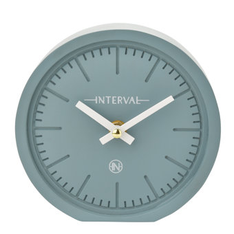 Interval Teal Minimalist Desk Clock  Interval Teal Minimalist Desk Clock