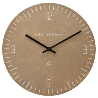 INTERVAL RESIN WALL CLOCK 30CM - MUSHROOM INTERVAL RESIN WALL CLOCK 30CM - MUSHROOM