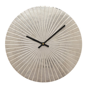 INTERVAL METAL WALL CLOCK 30CM - SILVER INTERVAL METAL WALL CLOCK 30CM - SILVER